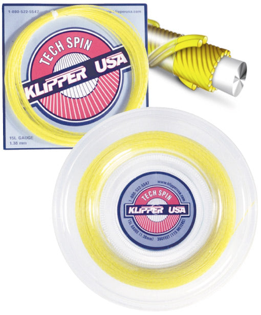 Tech Spin 15L Racquet String - Klipper USA
