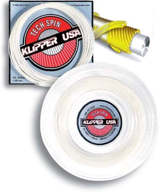 Tech Spin 15L Racquet String Klipper USA
