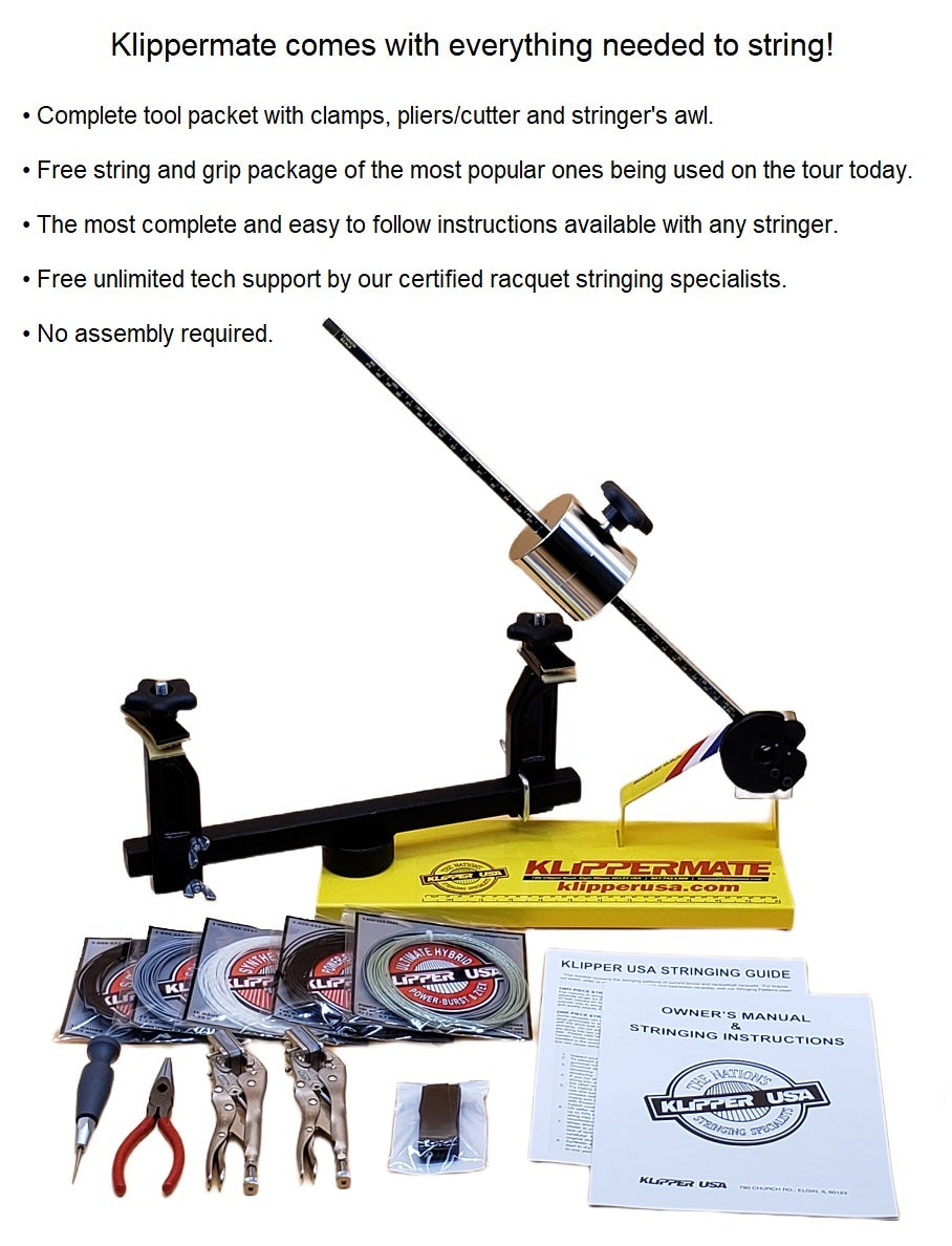 Klipper Stringing Klippermate | America's #1 Racquet Stringing Machine | Klipper USA