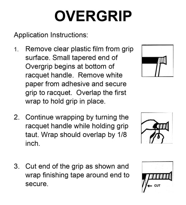 Gamma Grip 2 Overgrip 3 Pack (White)