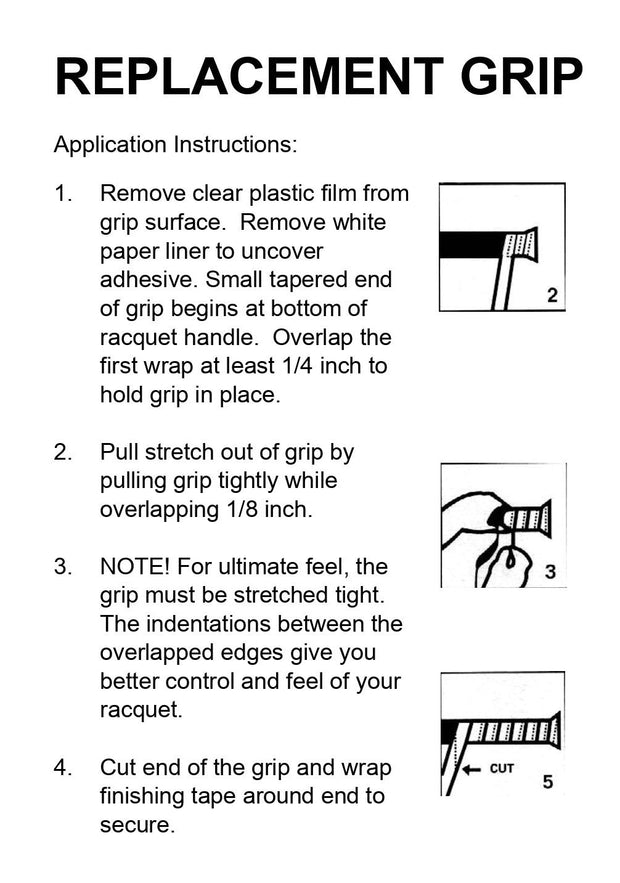 Perforated Racquet Grip - Klipper USA