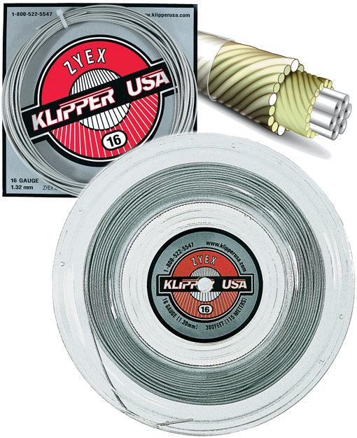 Zyex 16 Racquet String Klipper USA
