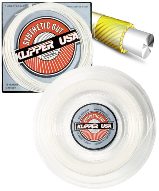 Synthetic Gut Original 16 Racquet String - Klipper USA