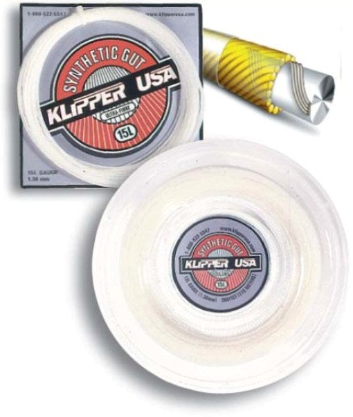 Synthetic Gut 15L Ultra-Fibre Racquet String - Klipper USA