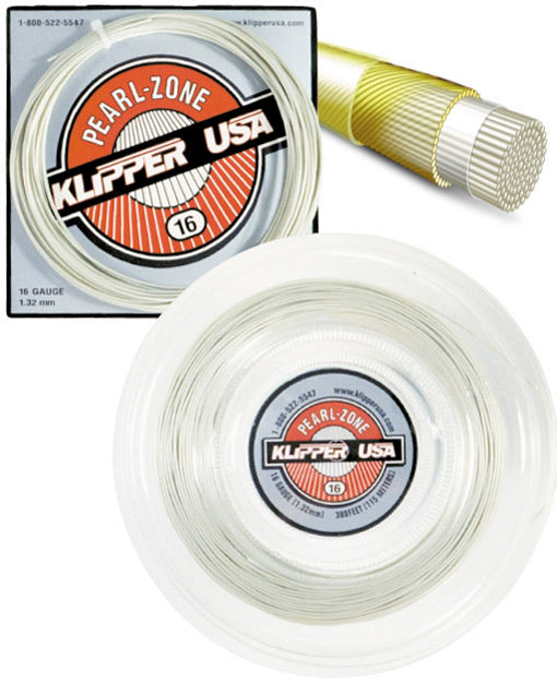 Klipper Stringing Pearl-Zone 16 Racquet String | Klipper USA