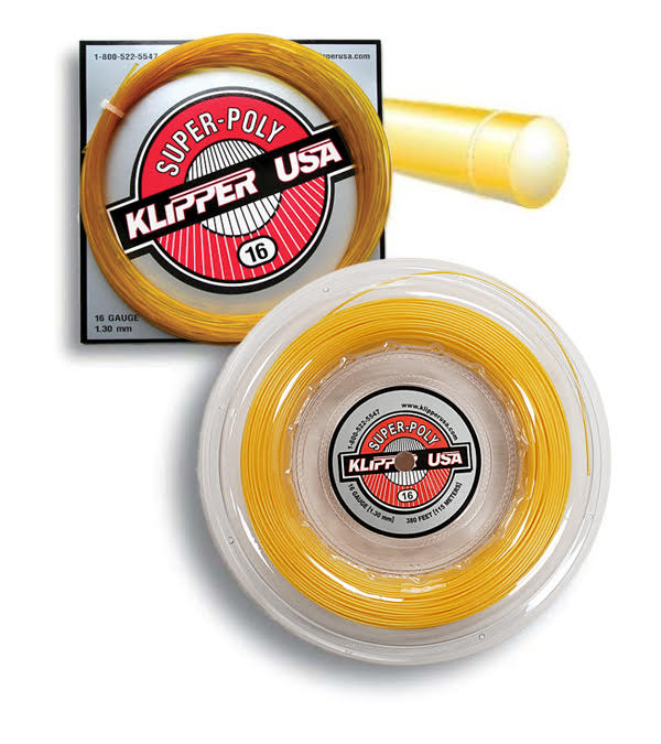 Super-Poly 16 Racquet String - Klipper USA