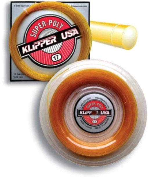 Super-Poly 17 Racquet String - Klipper USA