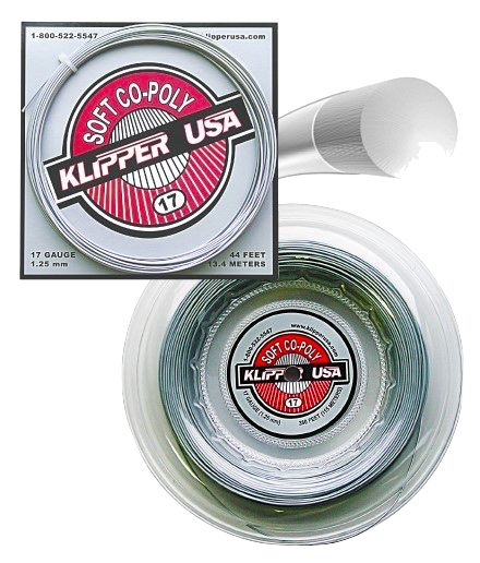 Klipper Stringing Soft Co-Poly Racquet String | Klipper USA