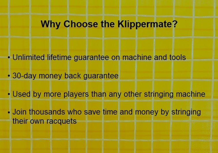 Klipper USA Racquet Stringing Machines, Strings, & Grips